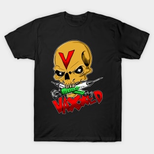 Vaccinated Skull Logo T-Shirt